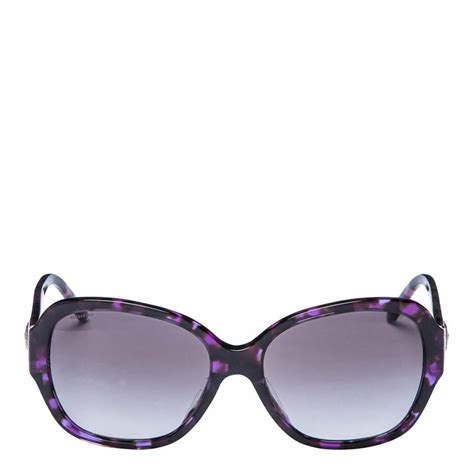 purple Versace glasses